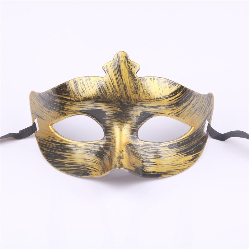 Antique Half-Face Greek Roman Jazz Mask for Men and Women