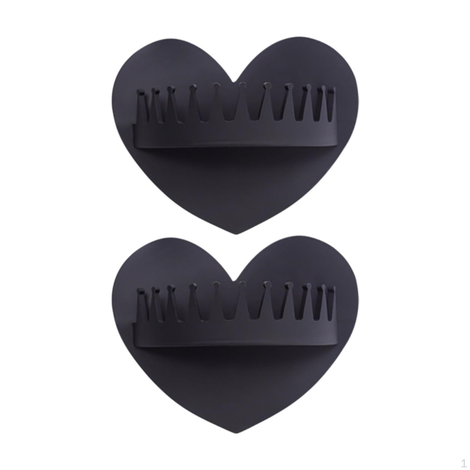 

Набор из 2 шт. Коллектор волос для слива душа с присосками чёрный