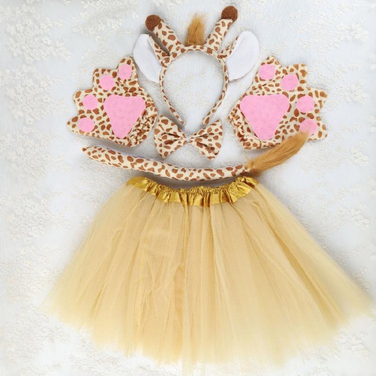 Animal Dress up Kits Hairband, Tail, and Bowtie for Kids Birthday Parties