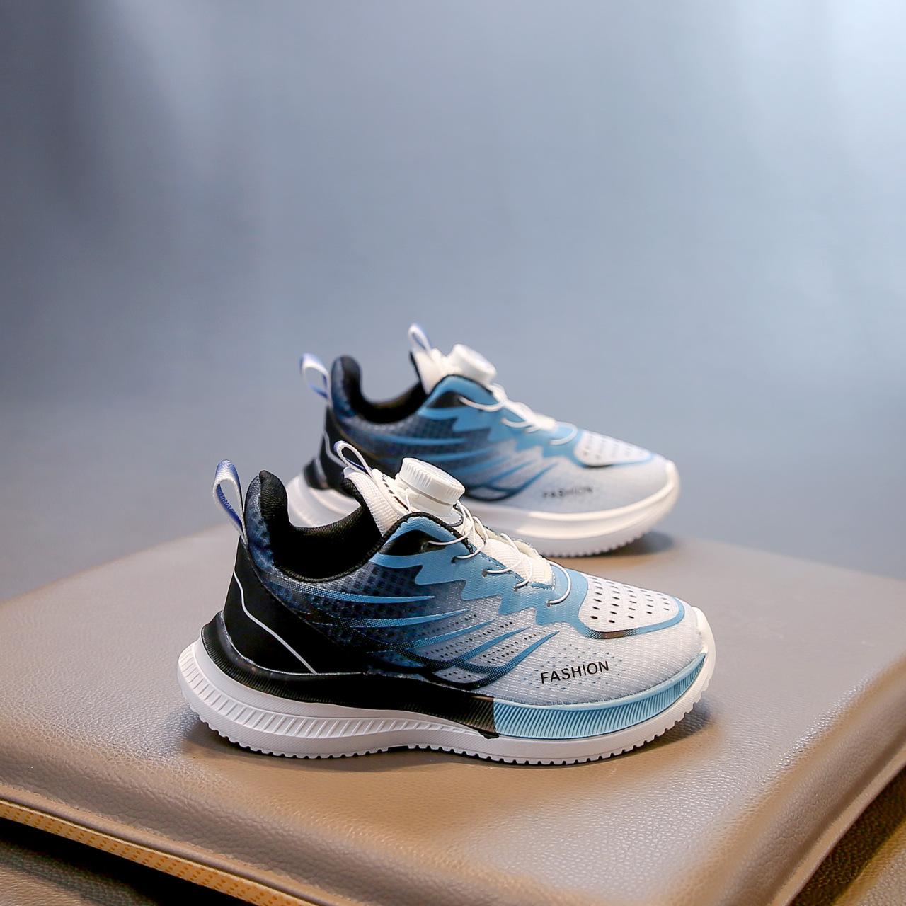 

Classmates Boys Sneakers Students Lightweight Non-slip Skipping Rope Running Shoes Summer Breathable Rotating Button 26