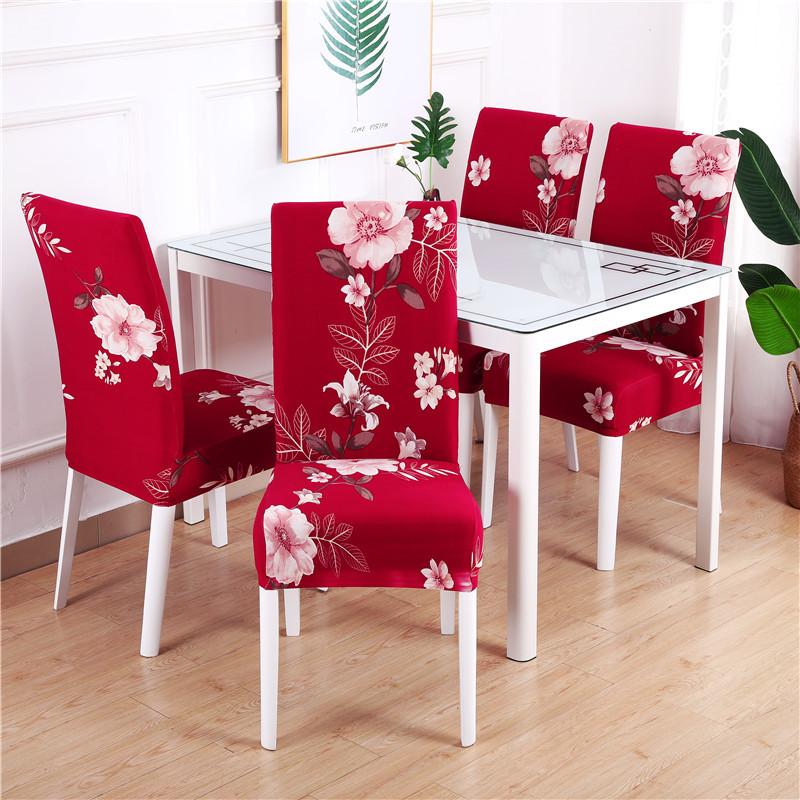 Stretch Chair Cover Spandex Dining Seat Cover for Banquet Wedding Restaurant Hotel Anti-dirty Removable Funda De Silla