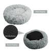 50cm Round Pet Bed for Large Dog Bed Super Soft Cat Bed Long Plush Dog House for Medium Dog House Winter Warm Sleeping Mats