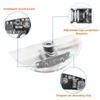 2PCS Led Car Door Ghost Light Projector Welcome Lamp for Mitsubishi Pajero 2008-2020 Grandis 2009 Shadow Ambient Auto Parts
