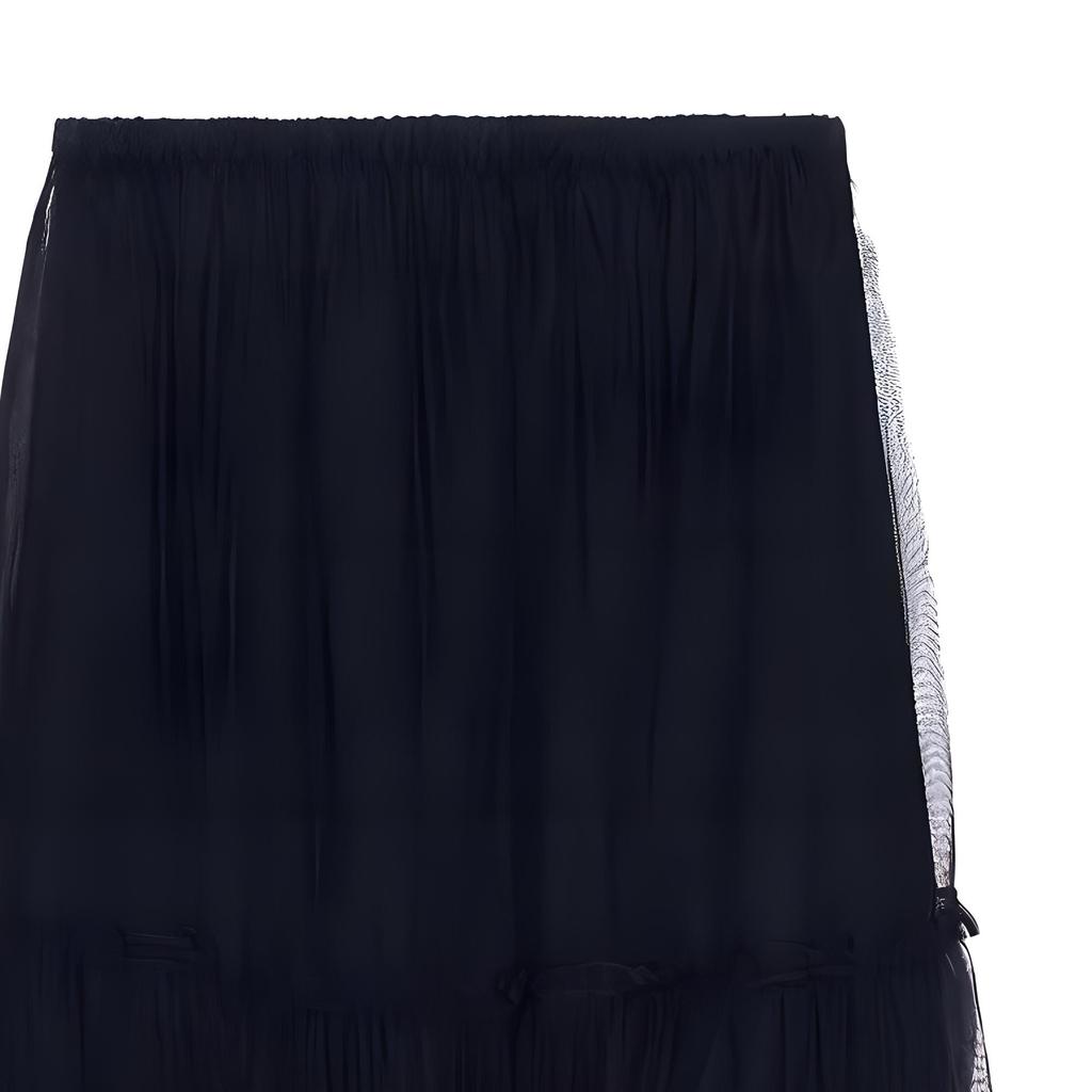 GUCCI Casual Long Skirt Women's Black 729249-ZABS7-1000