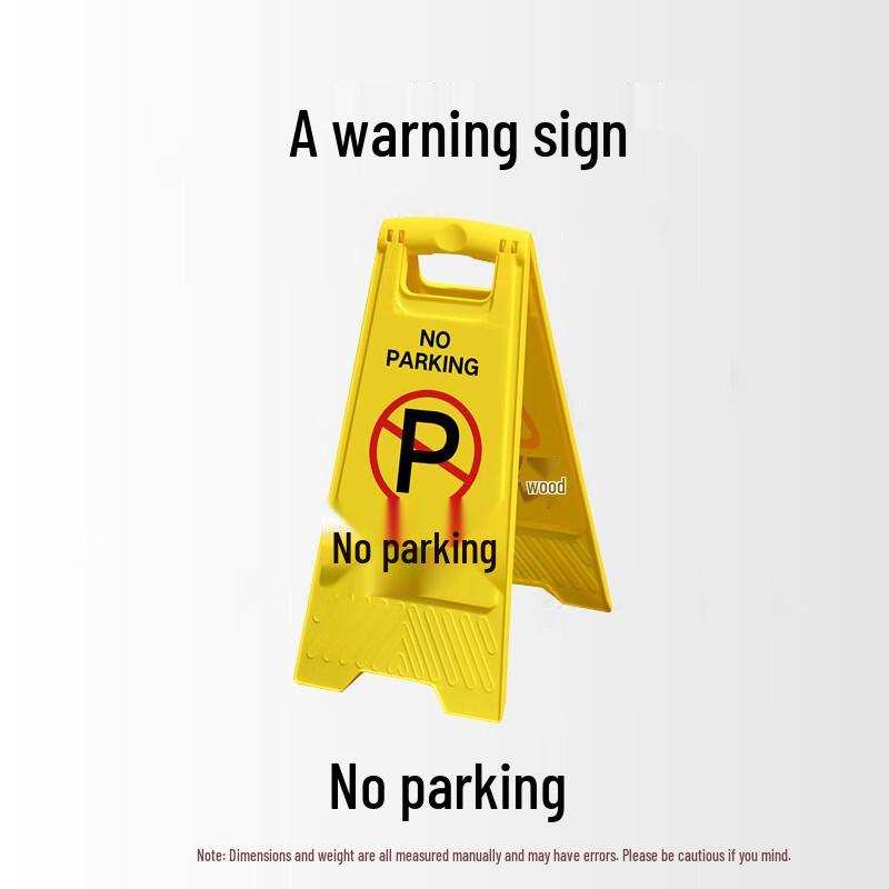 No Parking A-Frame Warning Signs (5-Pack)