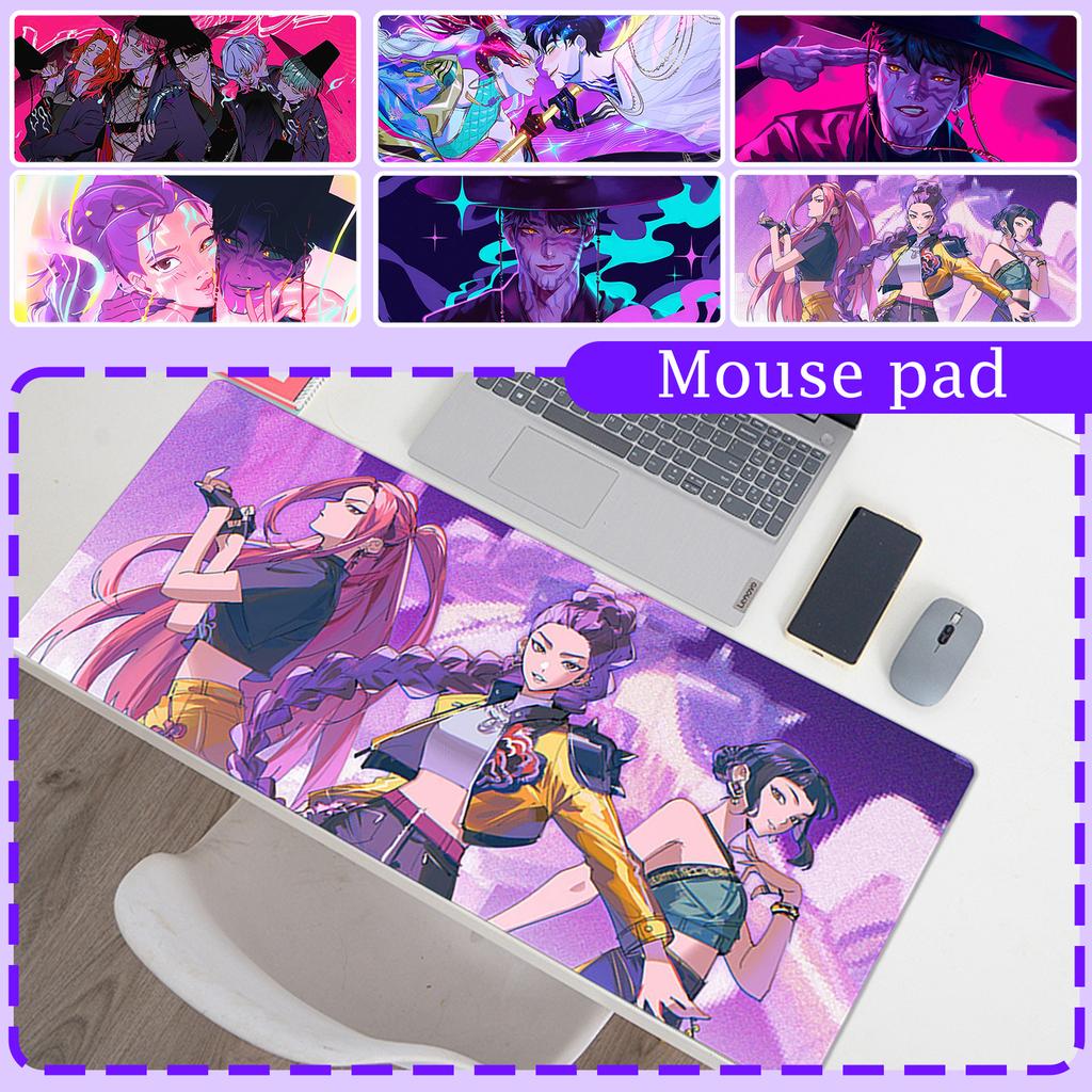 Gaming Mouse Pad, Rubber Base, Thick Desk Mat For Computer And Laptop
