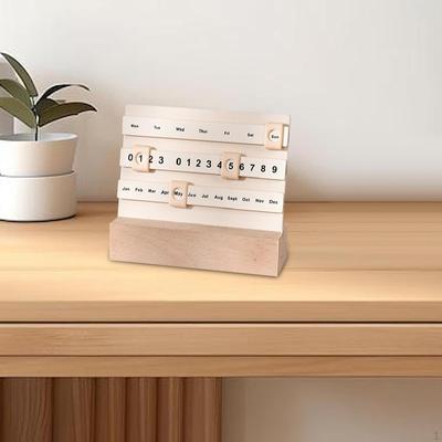 DIY Posuvný dřevěný kalendář pro domácnost, statek, stůl