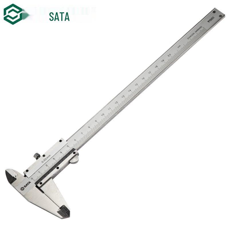 SATA 91502 Mechanical Vernier Depth Caliper 0-200MM