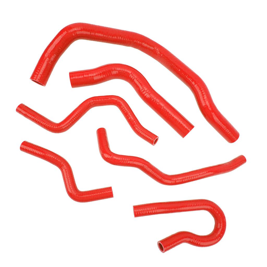 6 Pcs Radiator Coolant Hose Silicone Coolant Transfer Tube Kit for Civic Type R EK EG B16A B18C