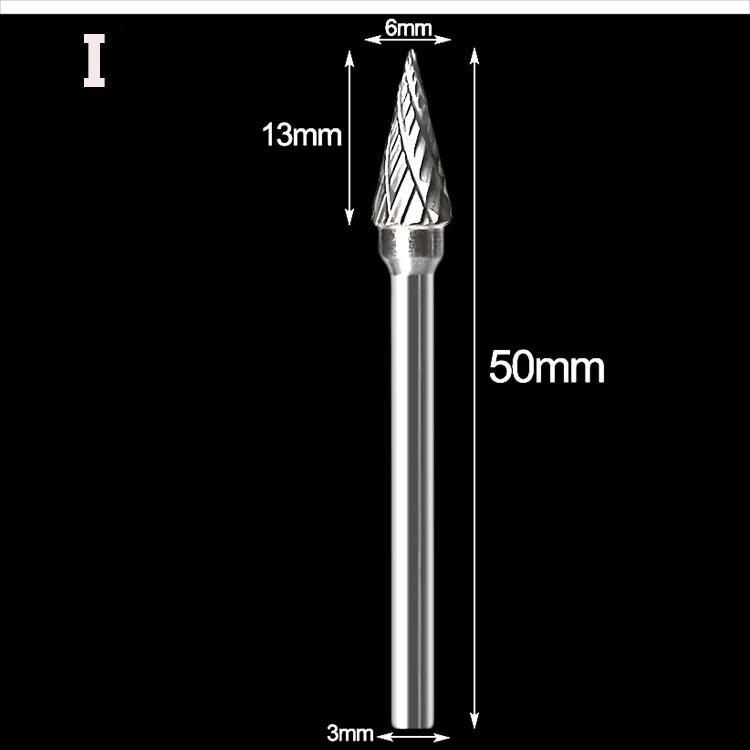 3*6mm Metal Drawing Tungsten Carbide Milling Cutter Rotary Tool Burr CNC Engraving Abrasive Tools Metalworking Milling Polishing