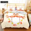 Rosa Flamingo Bettwäsche Set Einzelbett Twin Full Queen King Size Flamingo Bett Set Aldult Kinder Schlafzimmer Bettbezug Sets 3D Druck 012