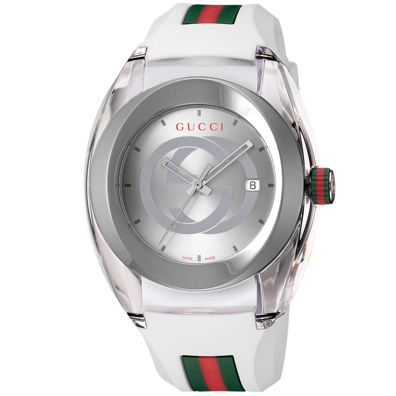 

Watch SYNC Silver Dial Quartz Daily Waterproof Sapphire Glass 46mm YA137102A White [Gucci] Men s [Item] білий