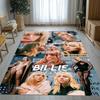 Tappeto Antiscivolo Decorazione Casa Billie Eilish Cantante Soggiorno Tappeto Morbido per Camera da Letto Stanza dei Giochi dei Bambini Divano Zerbino Regalo