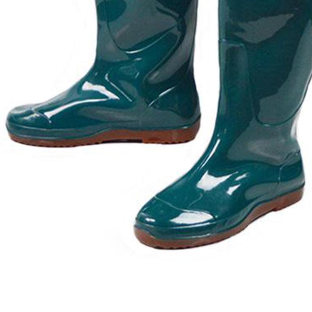 Deluxe Fishing Hip Water Women's Wading Pants with Boots Breathable Stockings