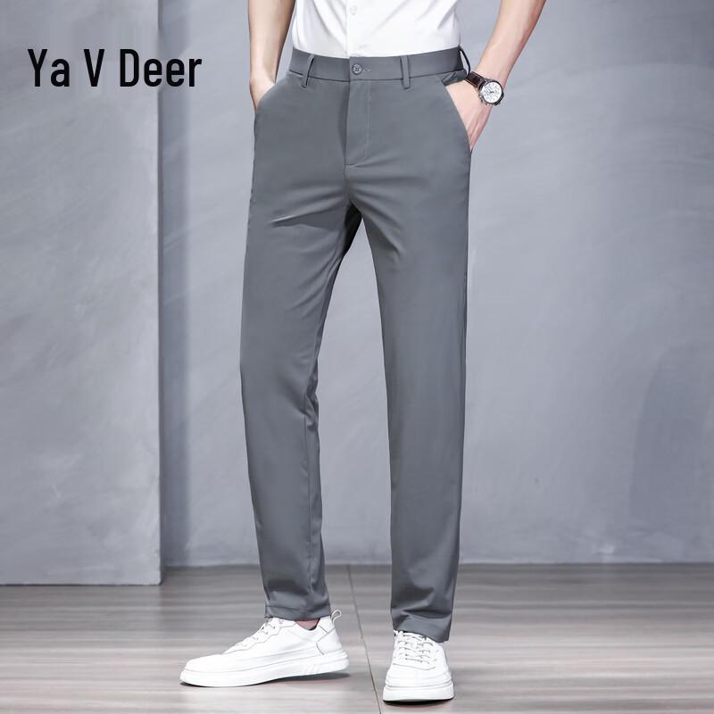 

Men s Loose Straight Business Casual Pants 35