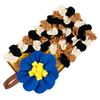 Small Pet Foraging Mat, Suitable for Rabbits, Hedgehogs, Guinea Pigs, Featuring Cute Floral Design, Enrichment Feeding Pad