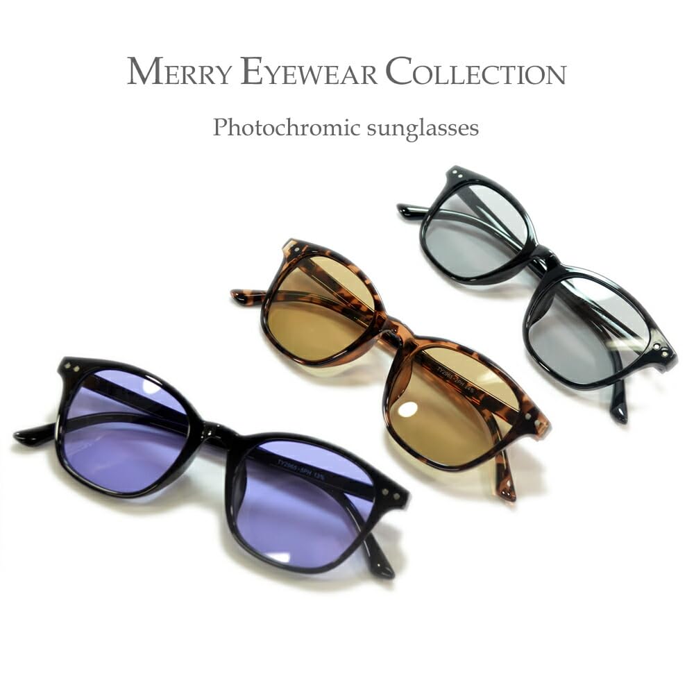 Photochromic polarized and fashion Wellington colored lenses [MERRY PLEASURE] sunglasses, sunglasses, men's women's, glasses, Square, colored,