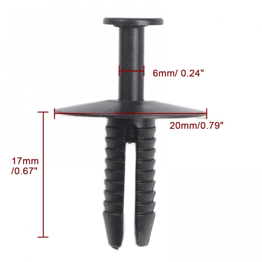 Fender Liner Car Bumper Trim Door Wheel Arch Clip Door Wheel Arch Clips