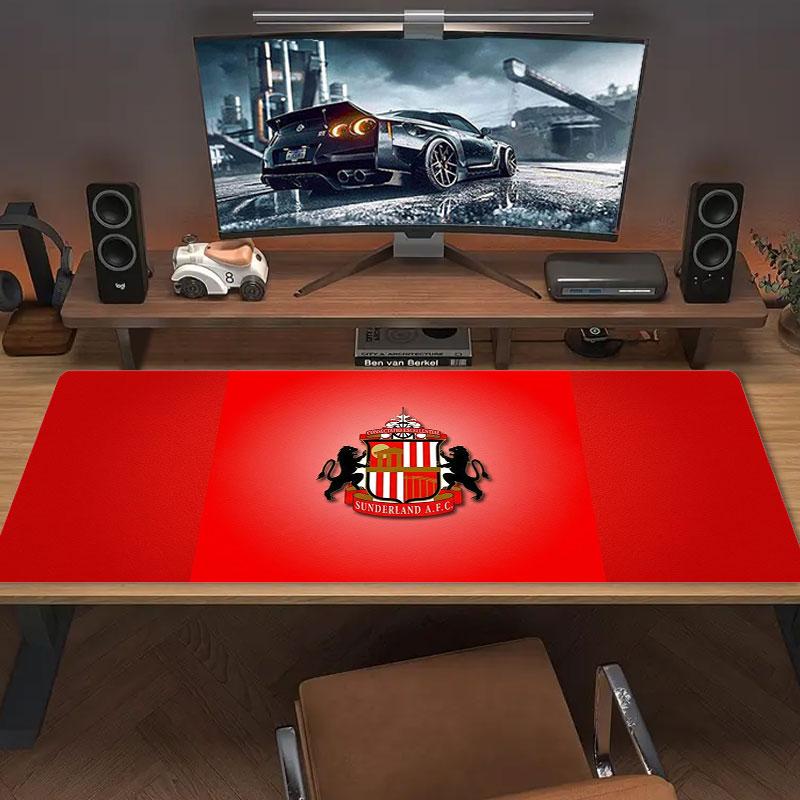 Sunderland A.F Large Size Mouse Pad Large Gaming Table Cushion Non-slip Laptop Tablet Big Mousepad XXL Mat Mini PC Playmat With Lock Edge