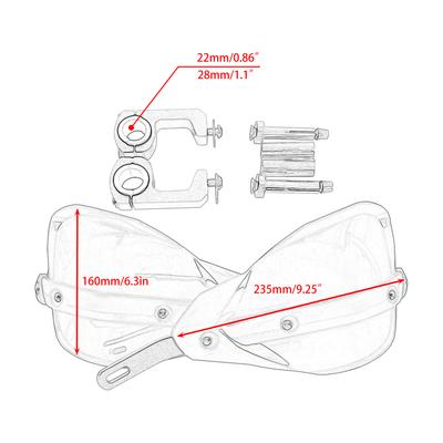 Telai, raccordi e accessori per moto – Adesivi laterali per moto