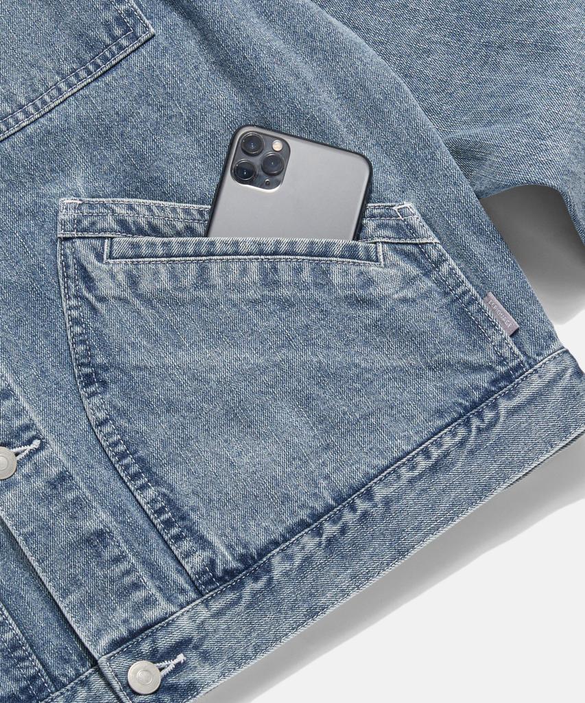 Espionage 91 Denim Trucker Jacket Light Indigo