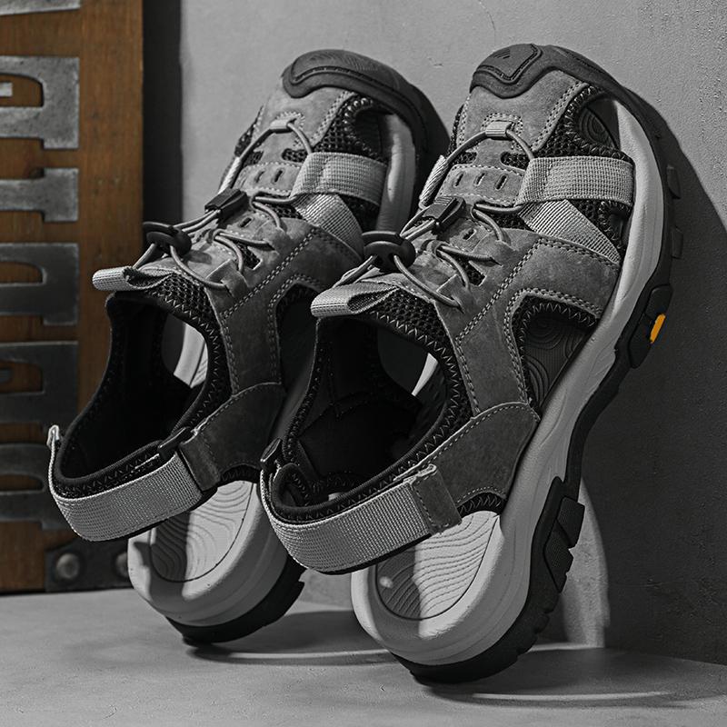 Moda Nuovi Arrivi Scarpe Casual Estive da Uomo Sandali da Esterno per Uomo Comodi Sandali Bassi da Spiaggia Traforati Sandali Romani Asciugatura Rapida Sandali Traspiranti