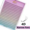 AGUUD New Style Super Narrow Thin Pointy Base Premade Lash Fans 4D 5D 6D 7D 8D XL Tray PBT Russian Volume Lashes Extension Fans