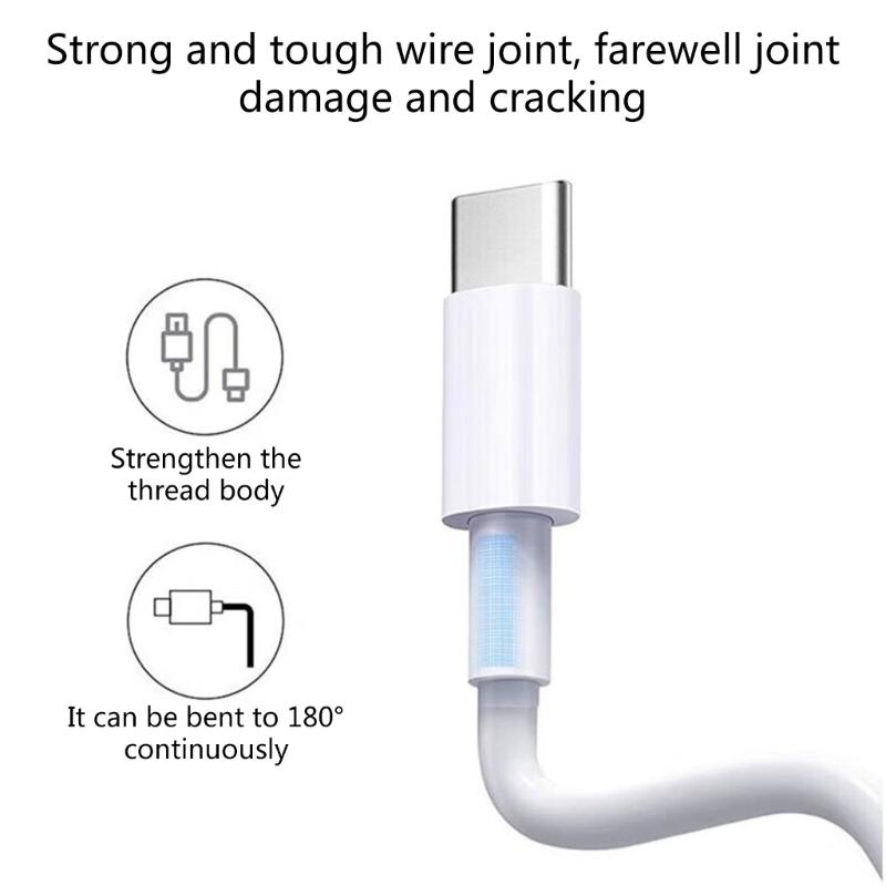 USB C Male To Male USB C 100W Fast Charging Cord Support Charging Sync 10Gbps Connector for Phone Tablet Headphone