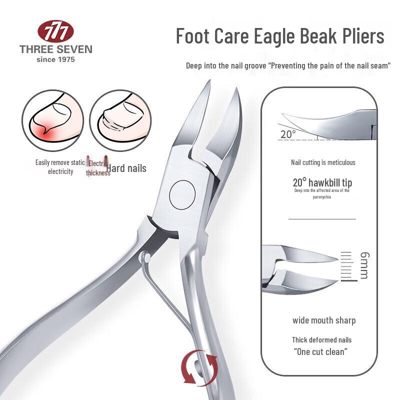 777 Unisex Carbon Steel 10-Piece Nail Clipper Set