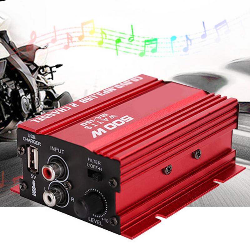 Car Stereo Amplifier Car Audio Amp Small Amplifier 2 Channel Auto Audio Amplifier Multichannel Amplifiers Car Speaker Amplifier