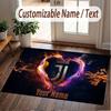 Tappeto Personalizzato Modello Juventus FC Stampa Nome Testo Morbido Antiscivolo Tappeto per Pavimento per Decorazione Interna Casa