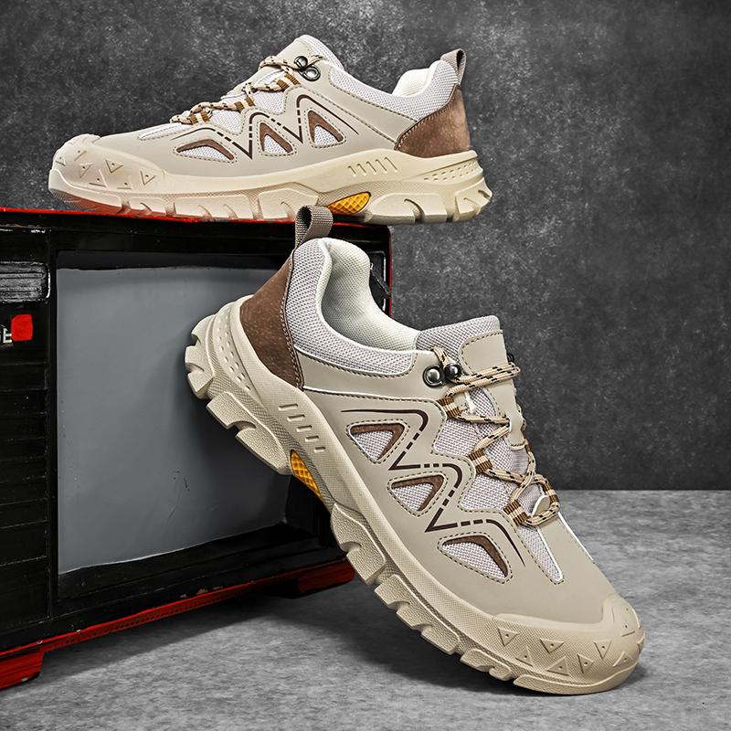 Fashion Non-Slip Male Sneakers Summer Casual Leather Shoes for Men Leisure Walk Treking Footwear Versatile Sports Shoes Travel Trainers