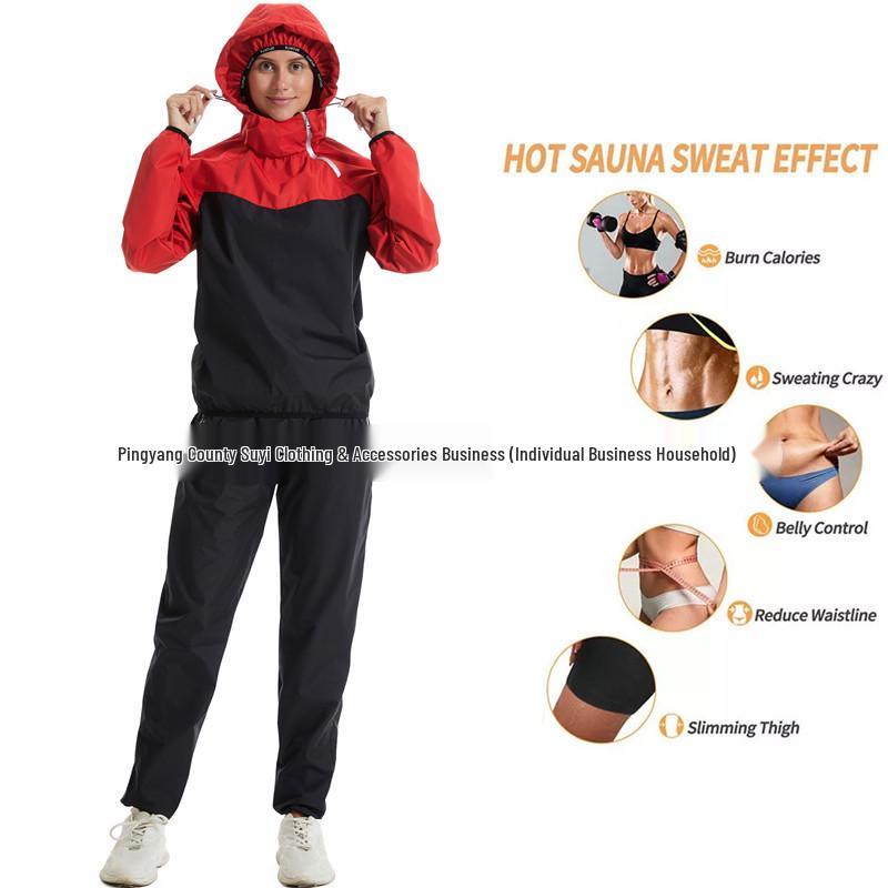 Plus Size Women's Windproof Athletic Suit: Jacket and Sweatpants Ski Set