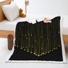 Meteor shower 2D digital printing thickened lamb wool crystal fleece blanket to map