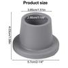 60mm Diameter Non-Slip Pads Rubber End Covers Easy To Install