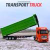non-toxic Huina 1/50 Scale Diecast Alloy Trucks Model Dump Truck Dump Tank Truck Engineering Car Miniature Cars Children Toys for children Kid
