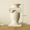 Roman Pillar Greek Column Statue Candle Holder Resin Figurine Home Desktop Decor Ornament Pography Prop Architectural Detail