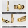 High Pressure Garden Water Gun Adjustable Fan Spray Metal Nozzle for Car Washing & Plant Watering Durable Multi-Purpose Sprayer