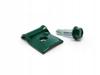 Green Rounded Sheet Metal Grommet For Wire Mesh Panels - 50pcs