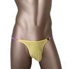 Big Penis Pouch Thongs Men Sexy Underwear Ice Silk G-String Low Rise Underpants Gay Man Erotic Panties Bulge Pouch Bikini Trunk