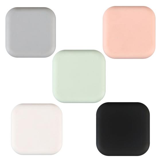 4 bucăți de protecție pătrate din silicon pentru mâner de ușă, rezistente la șoc