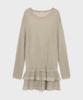 SINOON Openwork Knit Pullover (Beige)