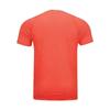 Li Ning Pullover V-Neck Quick-Dry Short Sleeve Badminton Shirt Men Tops Red AAYT581-2