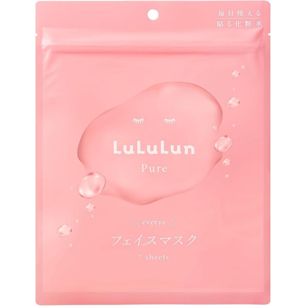Lululun Pure Breeze Face Mask [All 2 Sizes], Sheet Mask Pack - Large Capacity Daily Skincare