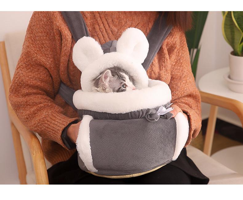 In Stock Portable Cat Carrier with Integrated Bed & Hand Warmer
