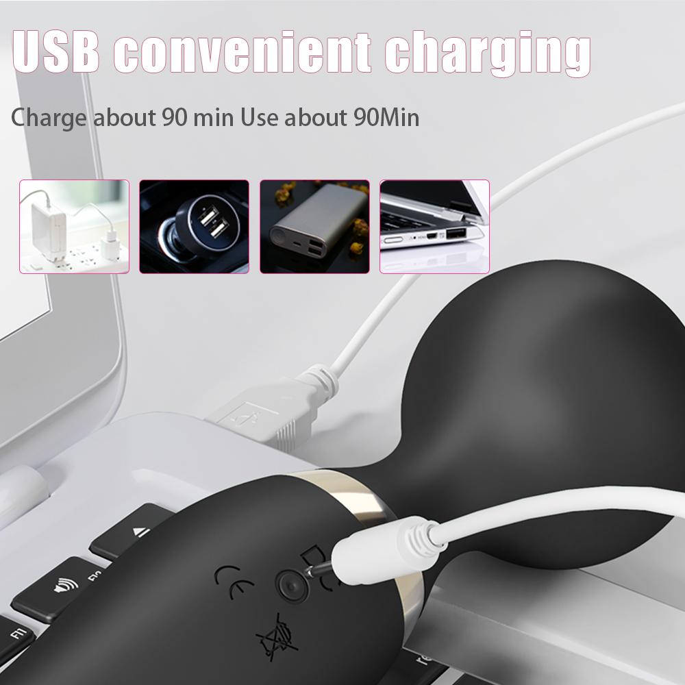 Double Head Powerful Clit Vibrators for Women AV Magic Wand Massager Dildo G Spot Orgasm Clitoris Stimulator Masturbator