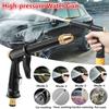1PC Portable High-pressure Water Gun Adjustable Cleaning Car Wash Machine Garden Watering Hose Nozzle Sprinkler Foam Water