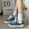 Autumn Ins Fragrant Wind Blue Couple Casual Board Shoes Chic Niche Student Breathable Sneakers
