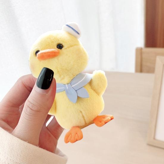 15cm Duck Plush Pendant Soft Cute Cartoon Animal Dolls Hanging Ornament Stuffed Doll Plush Key Chain Bag Pendant