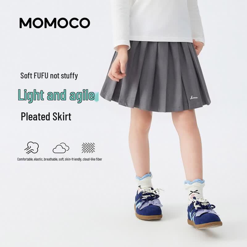 MOMOCO Girl s Pleated Short Skirt 110 серый